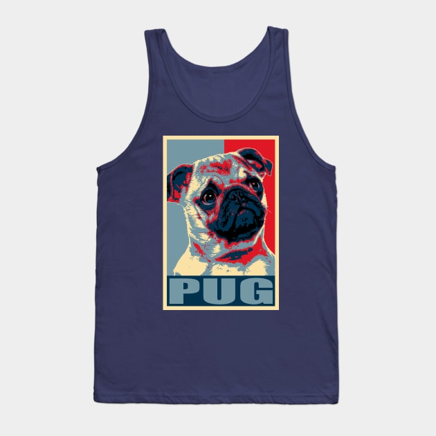 PUG Tank Top by Nerd_art